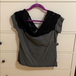 H&M off the shoulder Lace Top